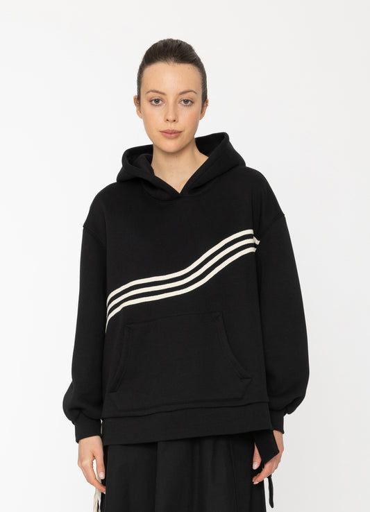 Vega Hoody in Black Blacklist women's top NZ