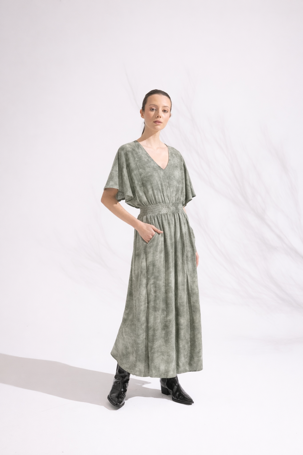 Aven Dress in Royal Print Blacklist women's dress NZ