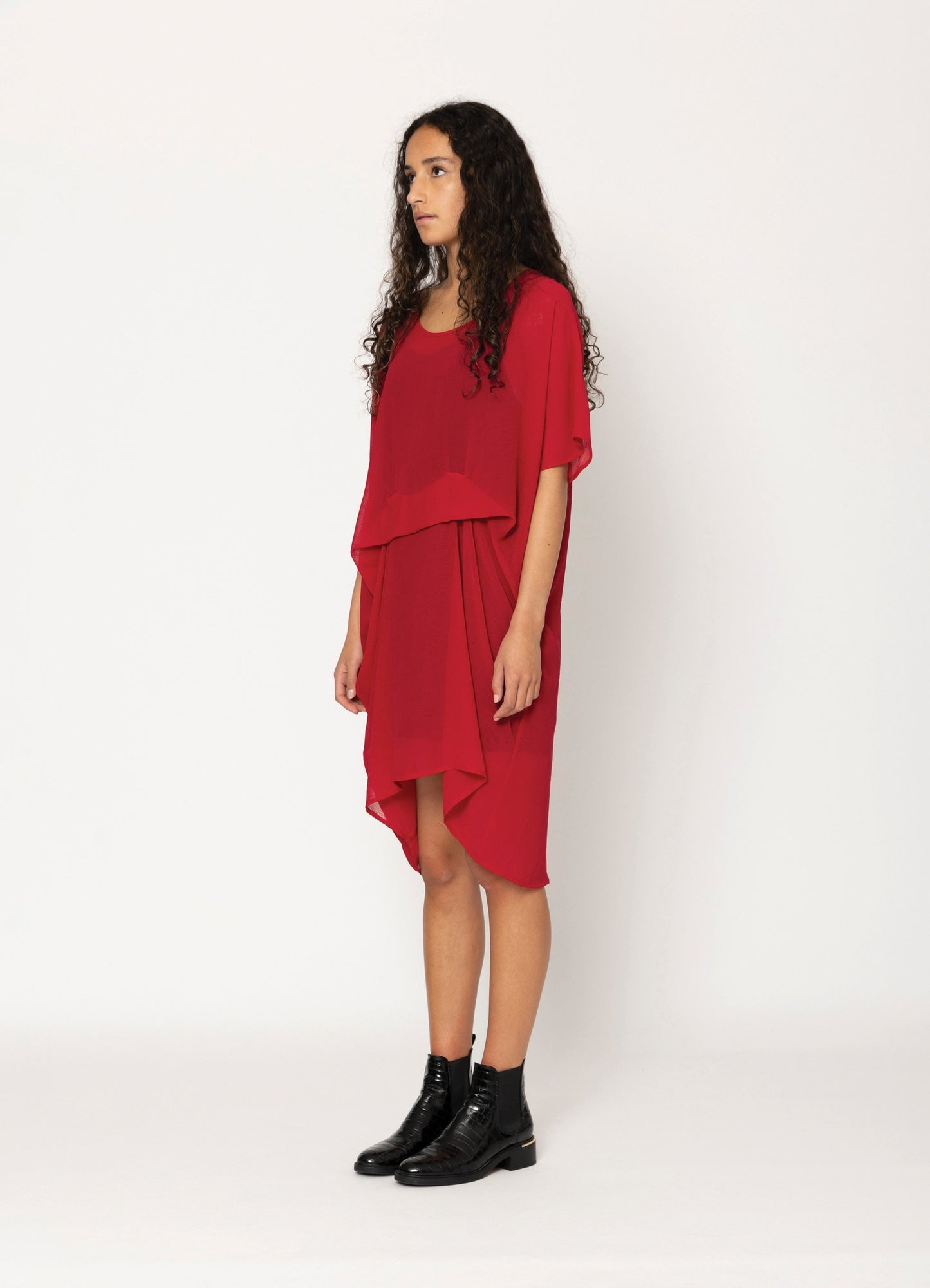 Maybel Dress - Textured Chiffon