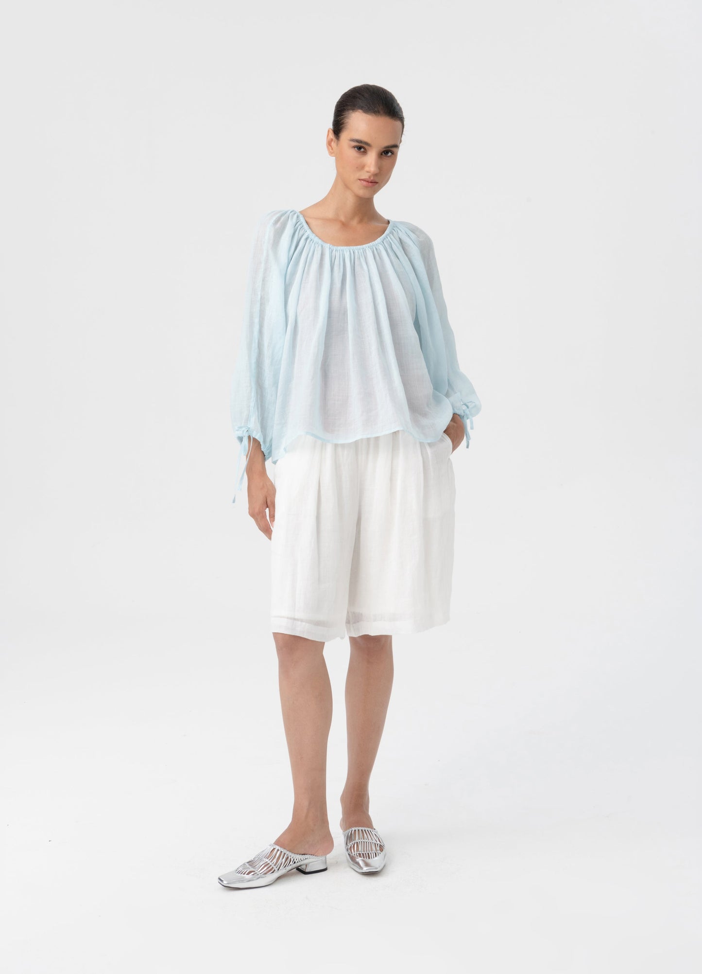 Meadow Top in Silver by Blacklist NZ women’s fashion