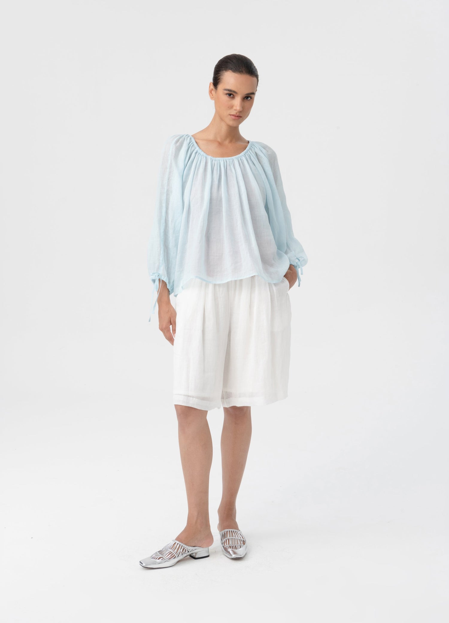 Meadow Top in Silver by Blacklist NZ women’s fashion