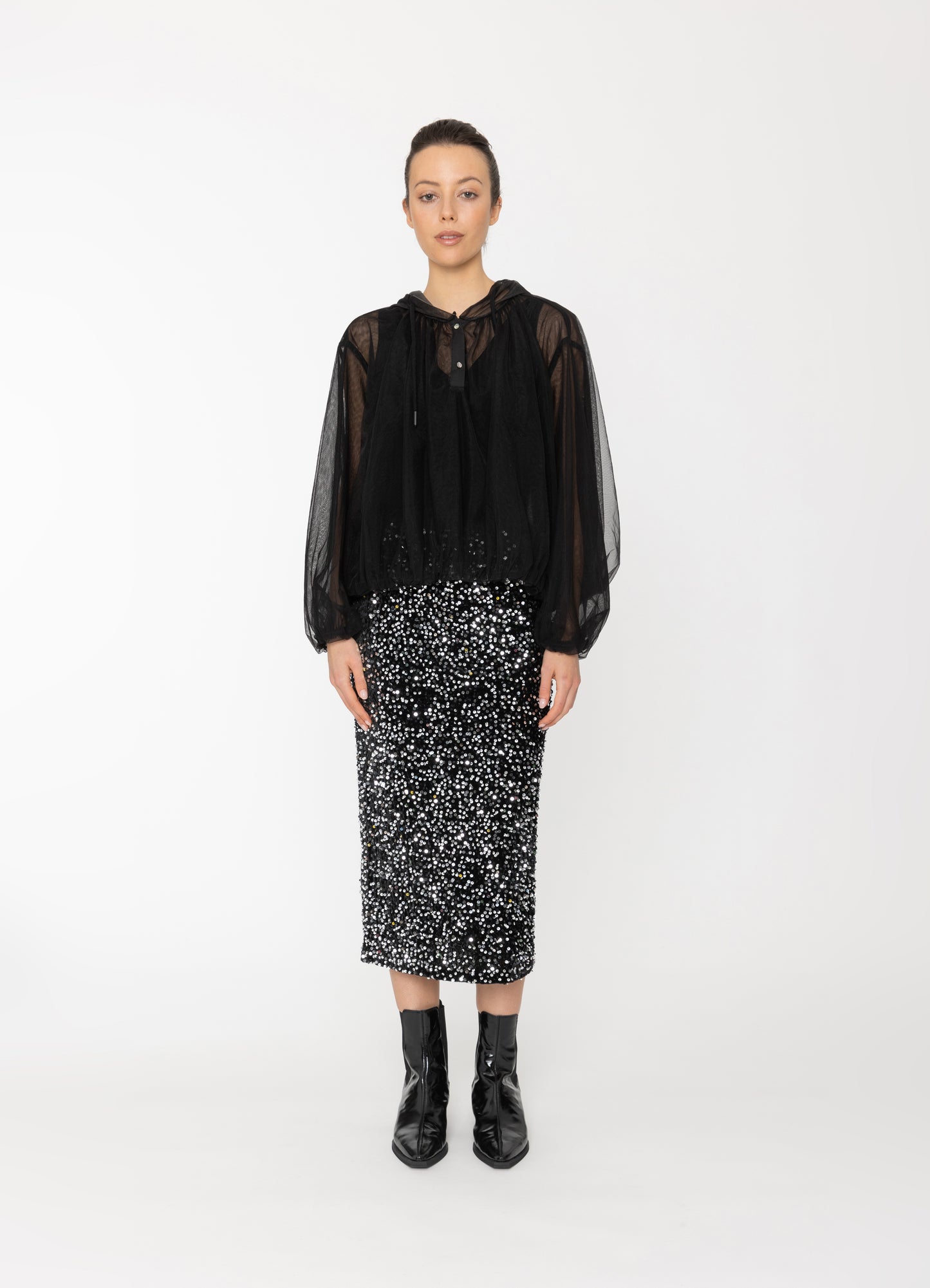 Chelsea Top in Check Blacklist women's top NZ