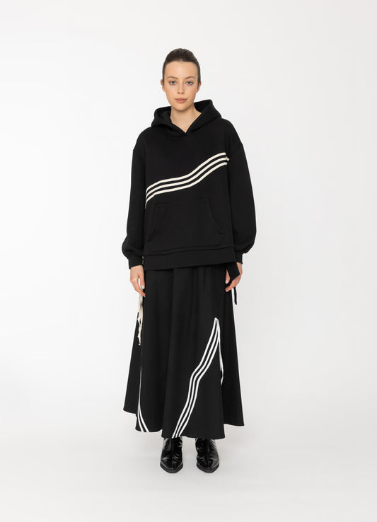 Vega Hoody in Black Blacklist women's top NZ