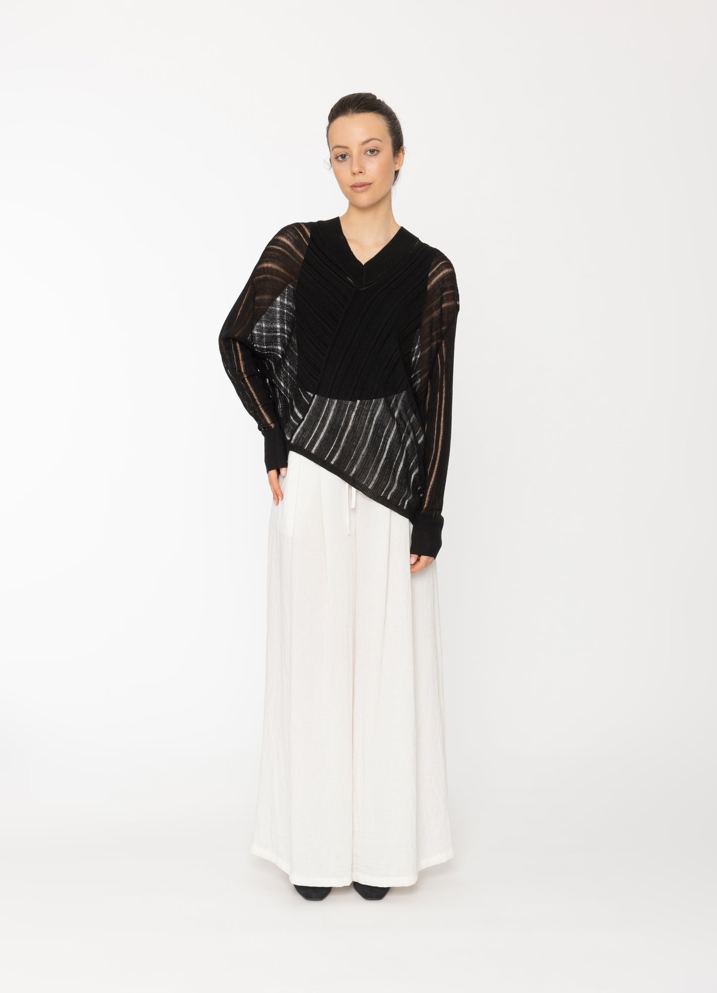 Yari Knit Top in Oatmeal Blacklist women's top NZ