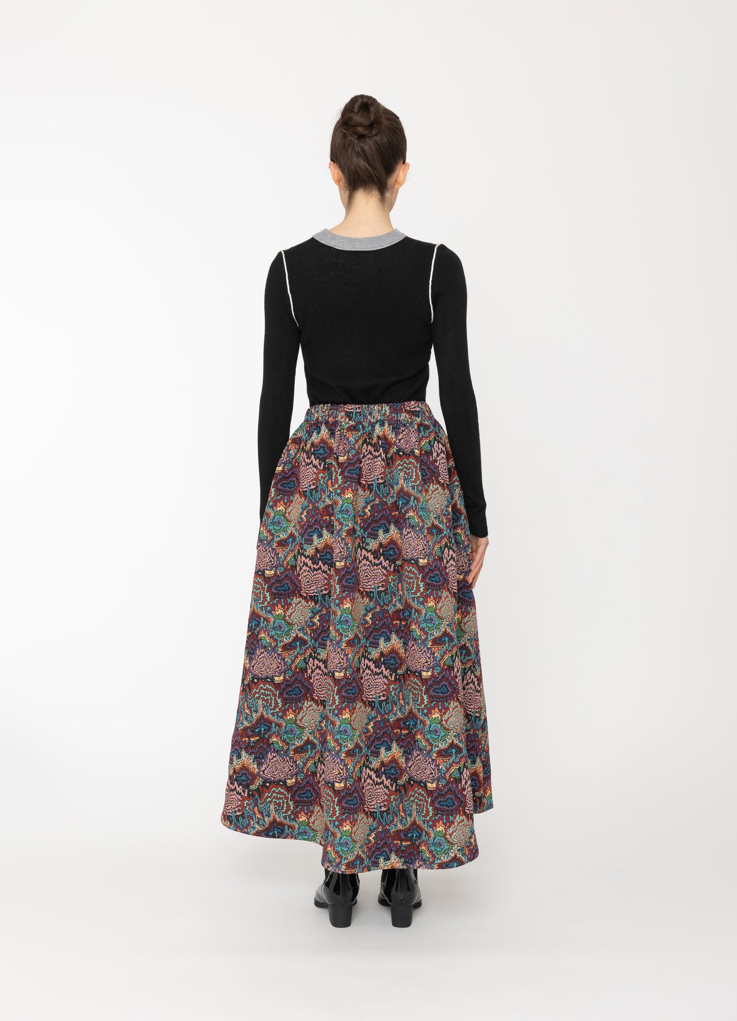 Iko Skirt in Static Print Blacklist women's skirt NZ