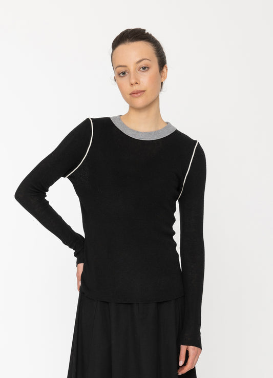 Ravell Top in Black Blacklist women's top NZ