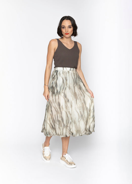 Narla Skirt - Dune Print