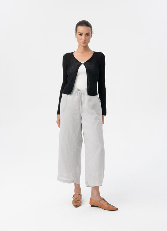 Tia Cardigan in Silver by Blacklist NZ women’s fashion