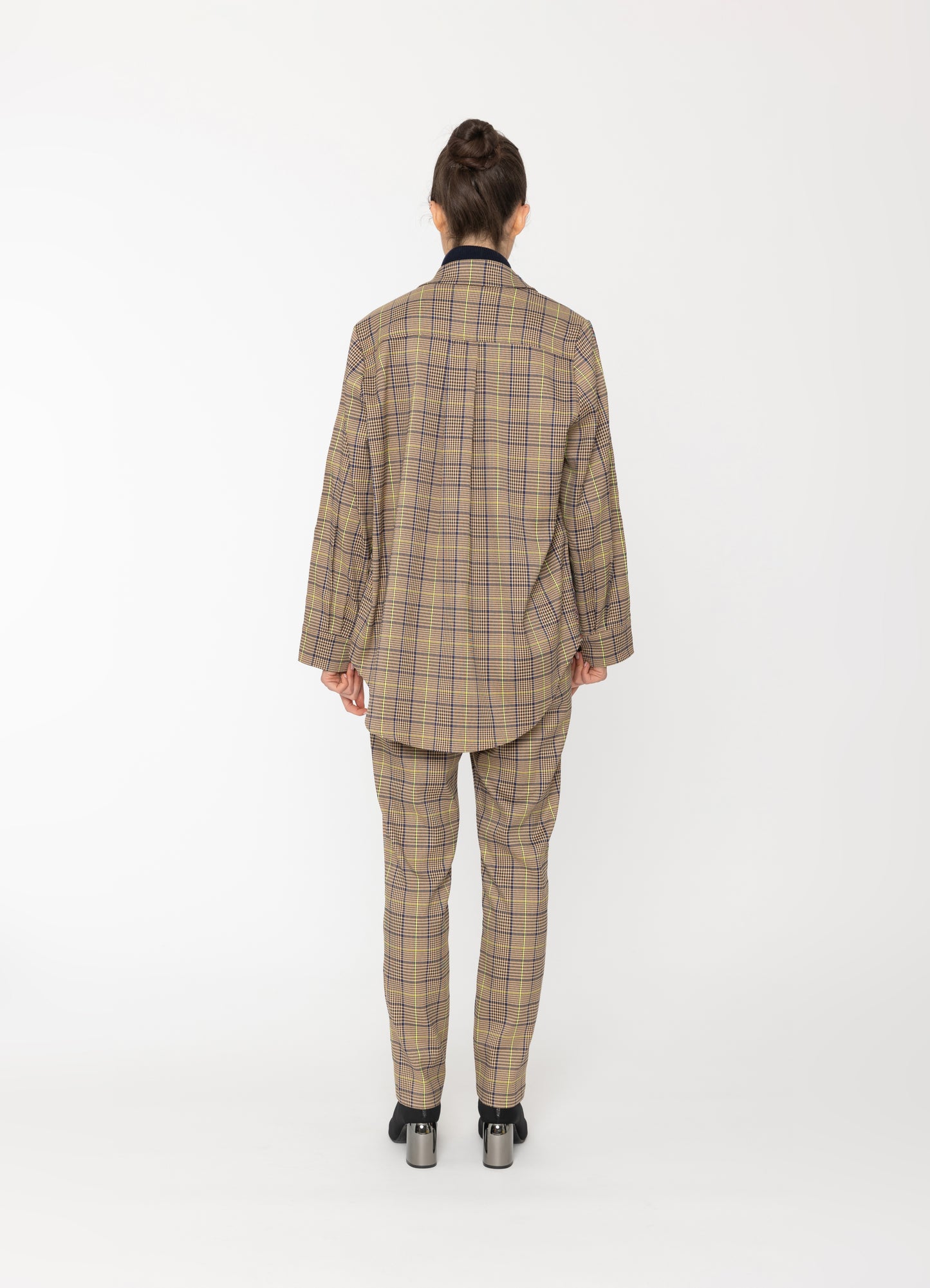Reese Jacket in Static Print + Check Blacklist women's jacket NZ